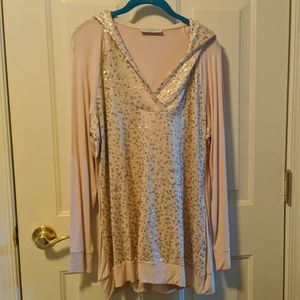 Sequin hoodie